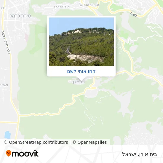מפת בית אורן