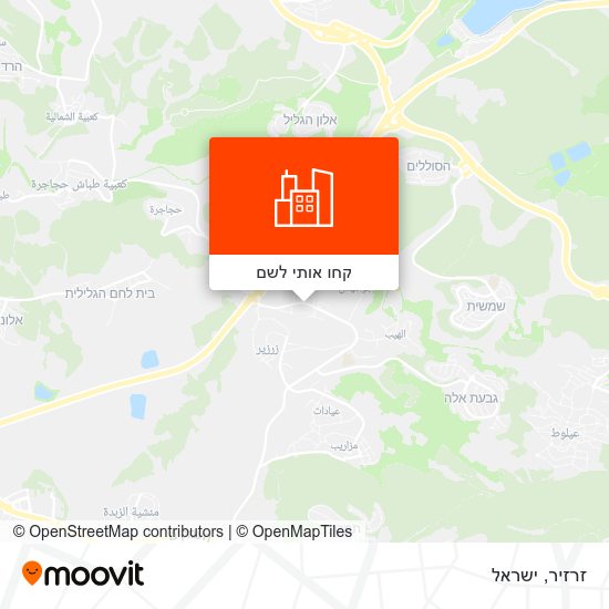 מפת זרזיר