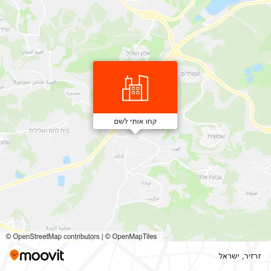 מפת זרזיר