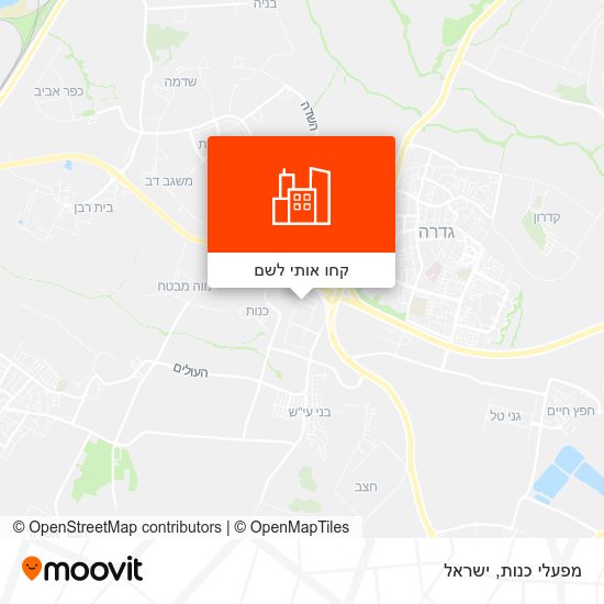 מפת מפעלי כנות