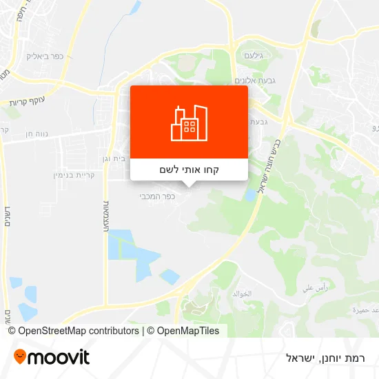 מפת רמת יוחנן