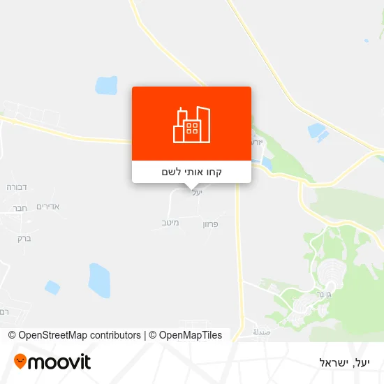 מפת יעל