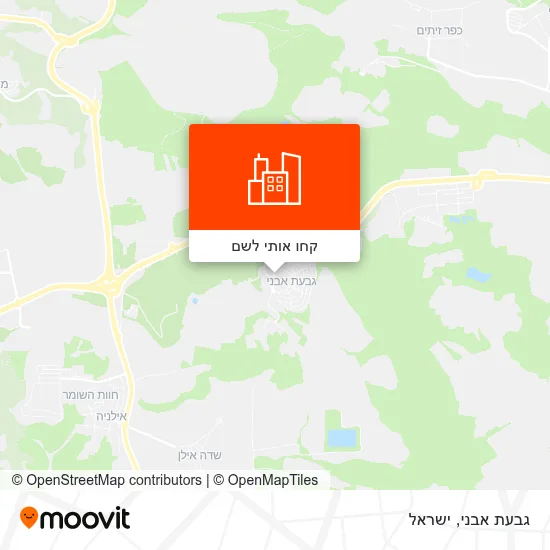 מפת גבעת אבני