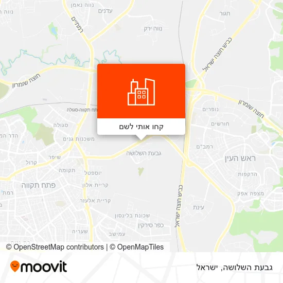 מפת גבעת השלושה