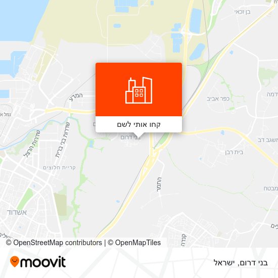 מפת בני דרום