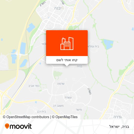 מפת בניה