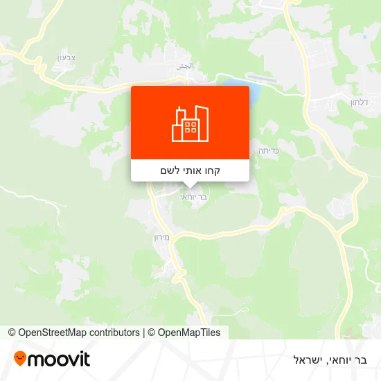 מפת בר יוחאי