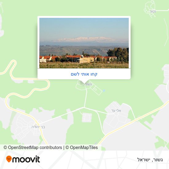 מפת גשור