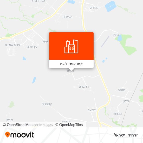 מפת זרחיה