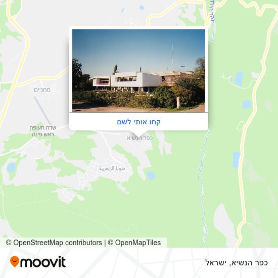 מפת כפר הנשיא