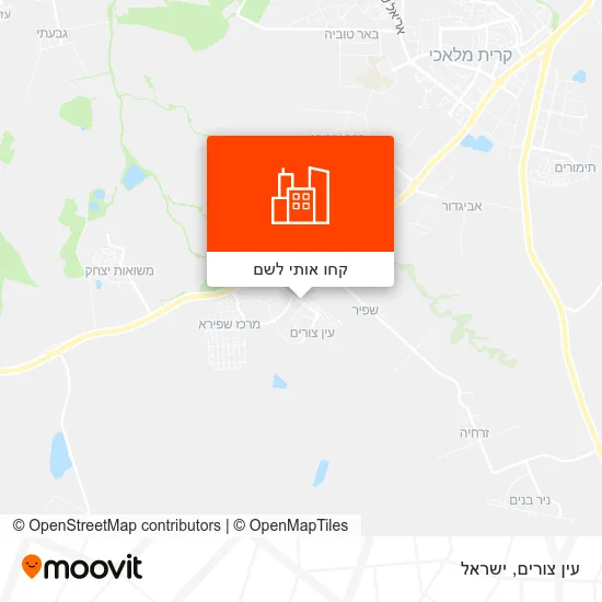 מפת עין צורים