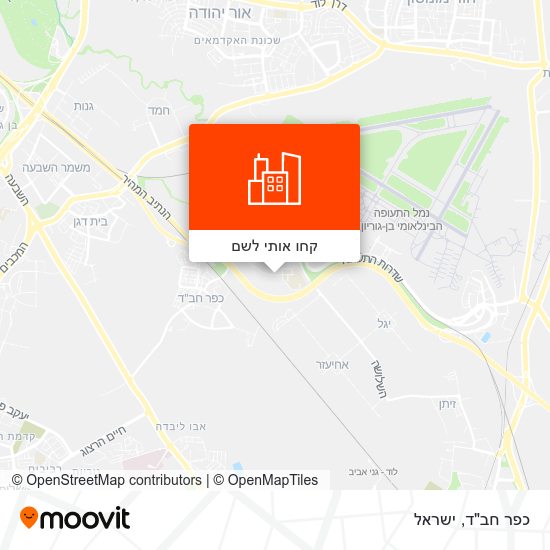 מפת כפר חב"ד