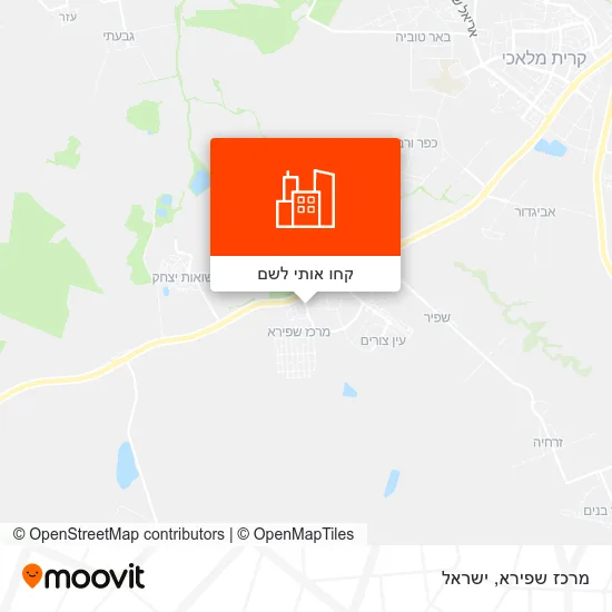 מפת מרכז שפירא