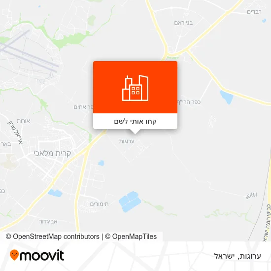 מפת ערוגות