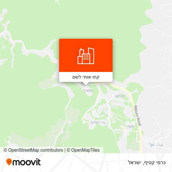 מפת כרמי קטיף