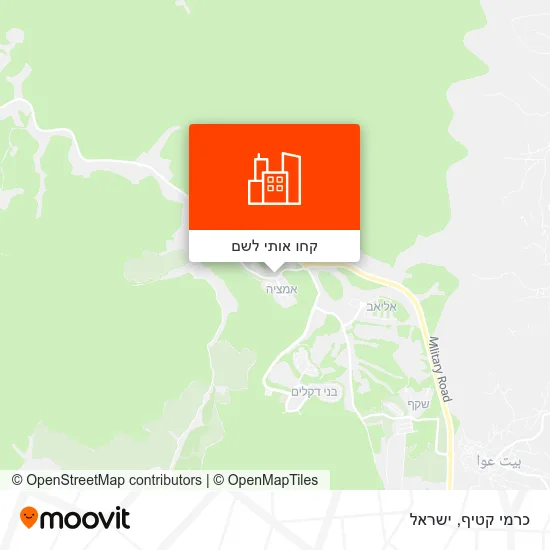 מפת כרמי קטיף