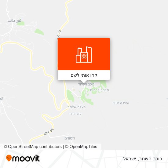 מפת כוכב השחר