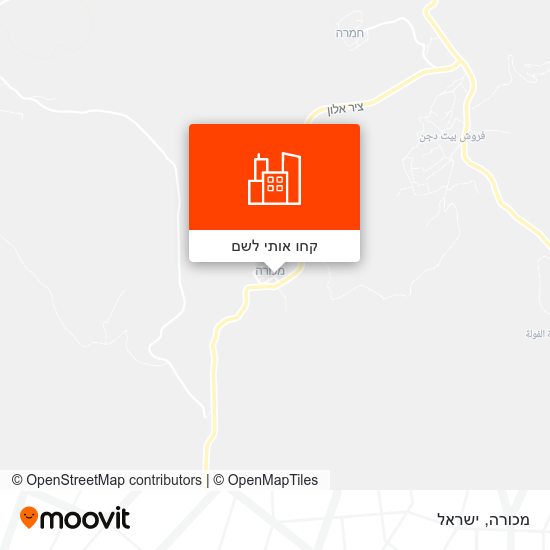 מפת מכורה
