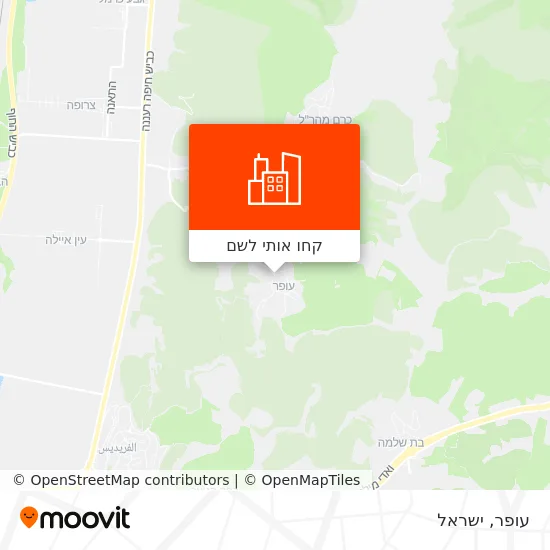 מפת עופר
