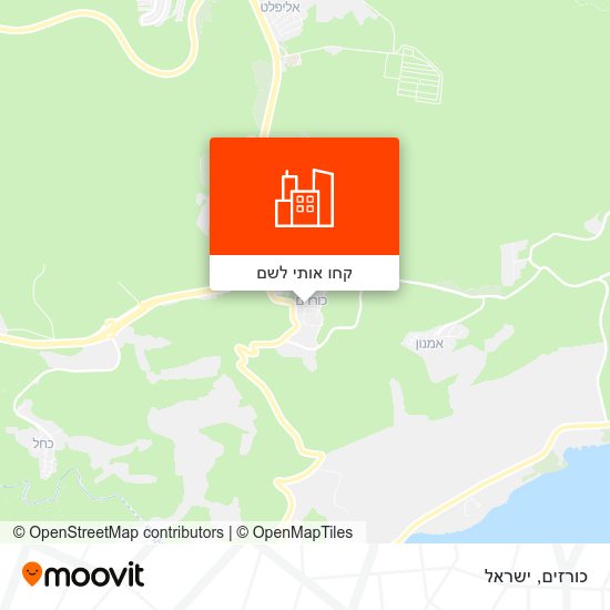 מפת כורזים