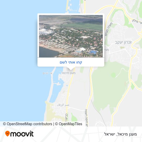 מפת מעגן מיכאל