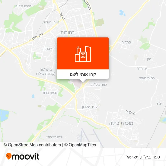 מפת כפר ביל"ו