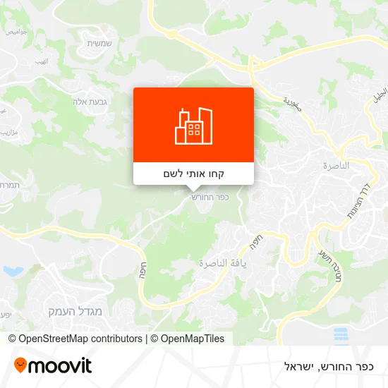 מפת כפר החורש