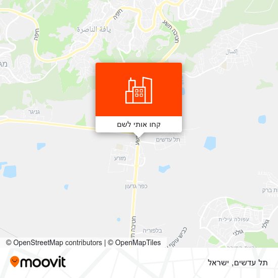 מפת תל עדשים