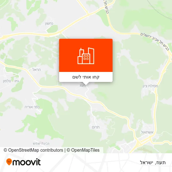 מפת תעוז