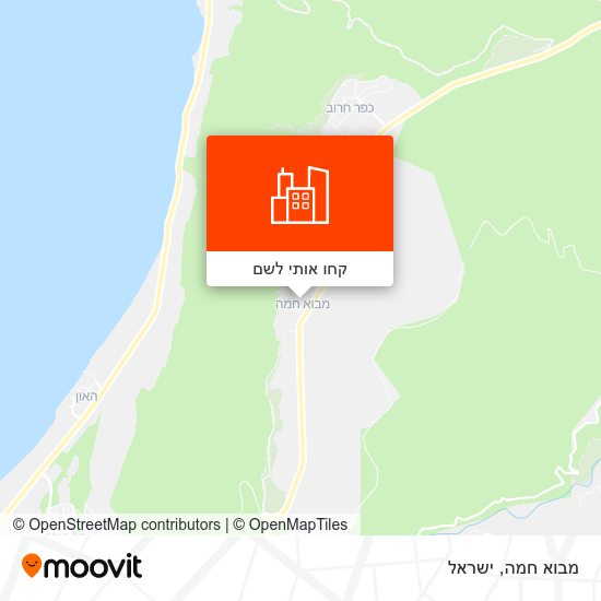 מפת מבוא חמה