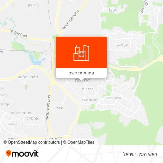 מפת ראש העין