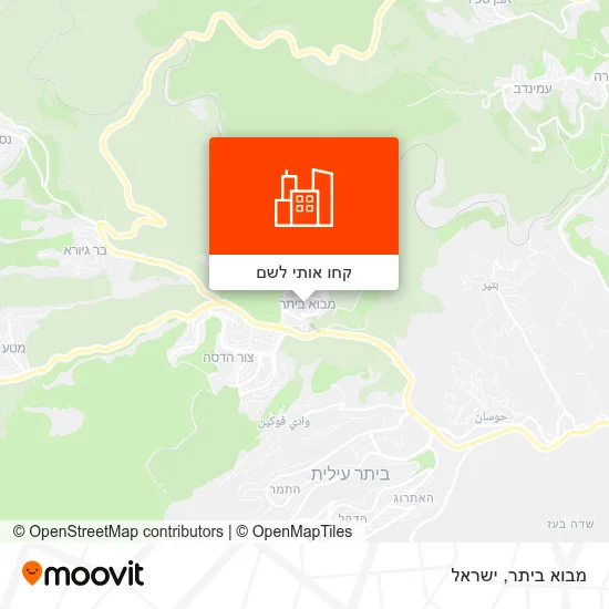 מפת מבוא ביתר