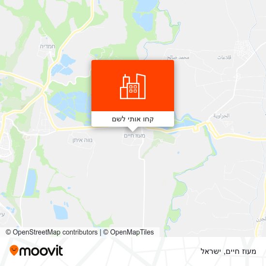 מפת מעוז חיים
