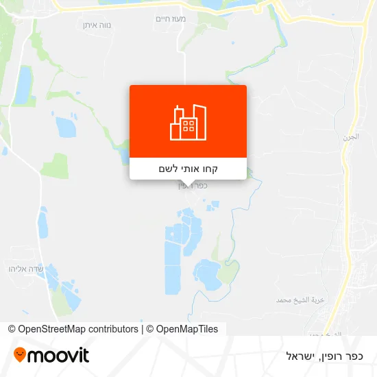מפת כפר רופין