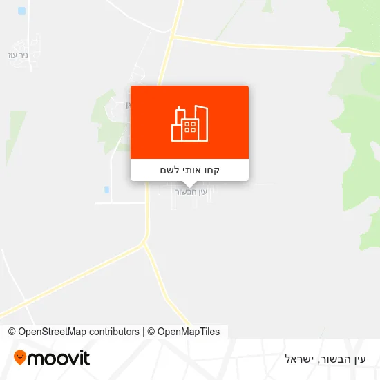 מפת עין הבשור