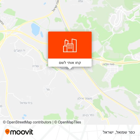 מפת כפר שמואל