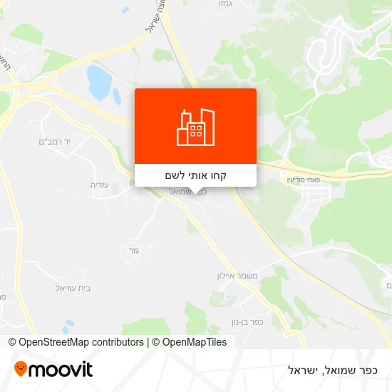 מפת כפר שמואל