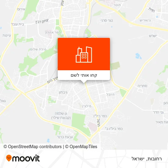 מפת רחובות
