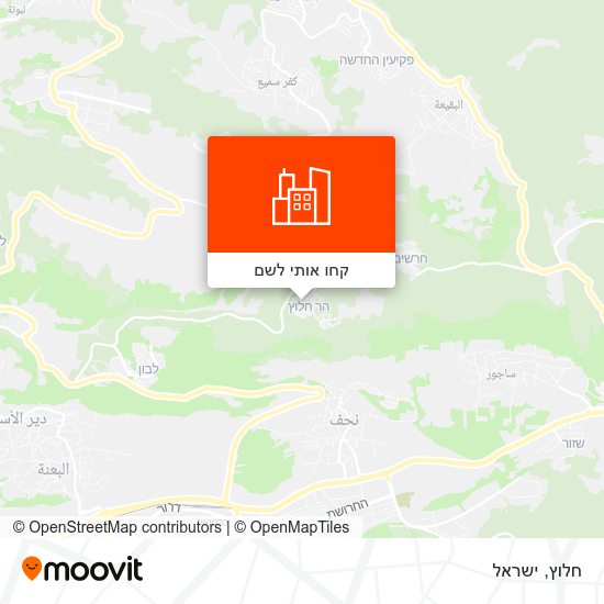מפת חלוץ