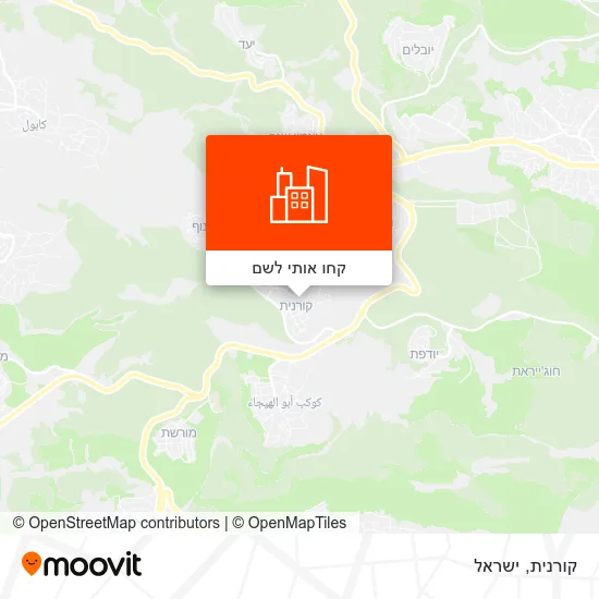 מפת קורנית