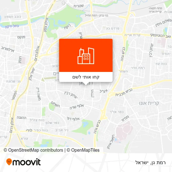 מפת רמת גן