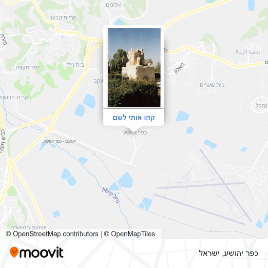 מפת כפר יהושע