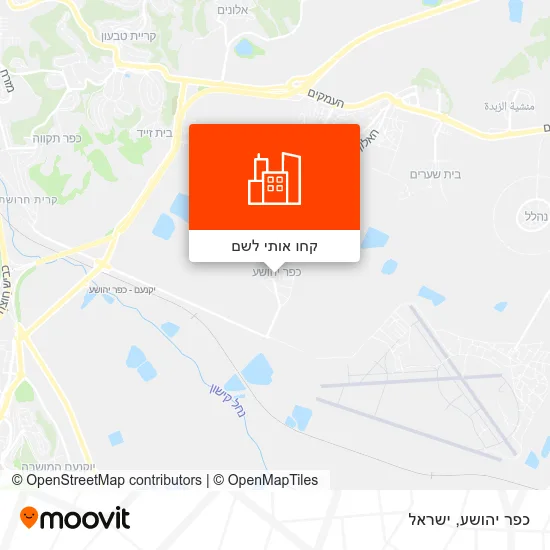 מפת כפר יהושע