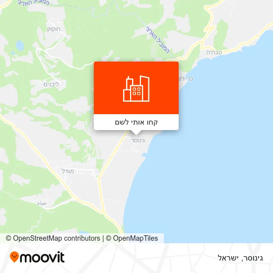 מפת גינוסר
