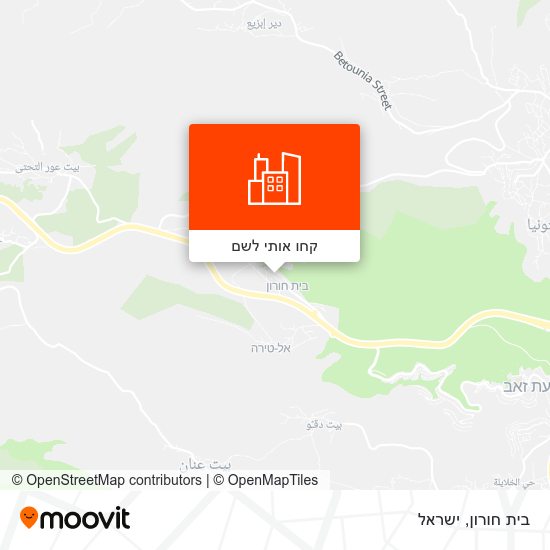 מפת בית חורון