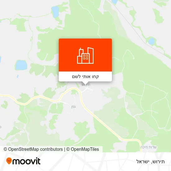 מפת תירוש