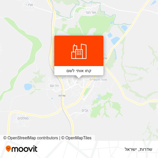מפת שדרות
