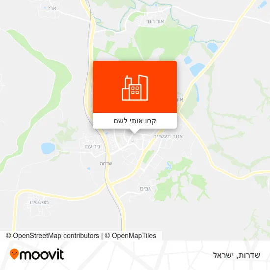 מפת שדרות