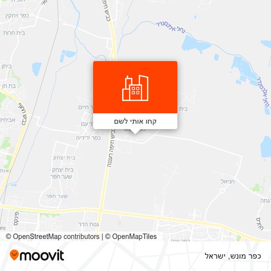 מפת כפר מונש