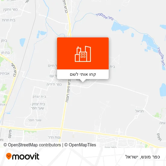 מפת כפר מונש